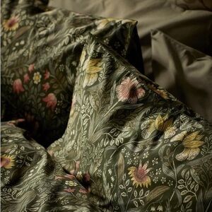 Floral Green Duvet Set